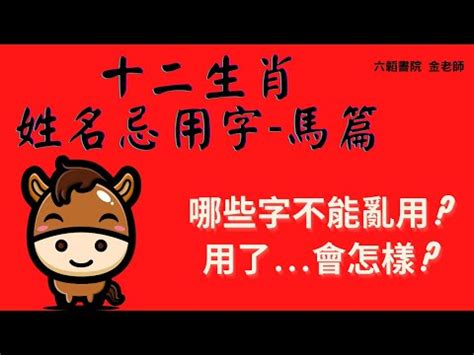 馬 取名|生肖姓名學.....屬馬的人：適合與不適合的字